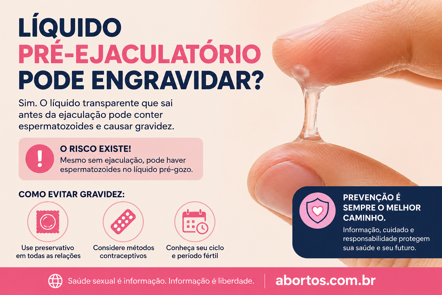 Líquido Pré-Ejaculatório Pode Engravidar? Entenda os Riscos