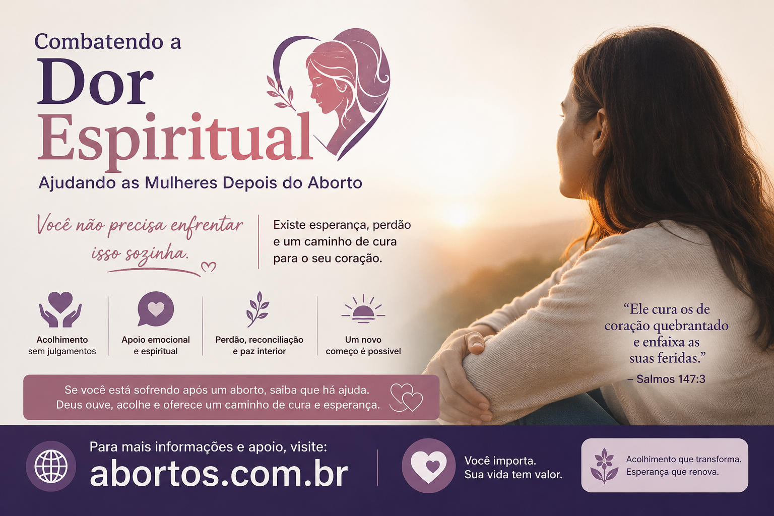 Combatendo a Dor Espiritual Após o Aborto: Apoio Emocional e Cura