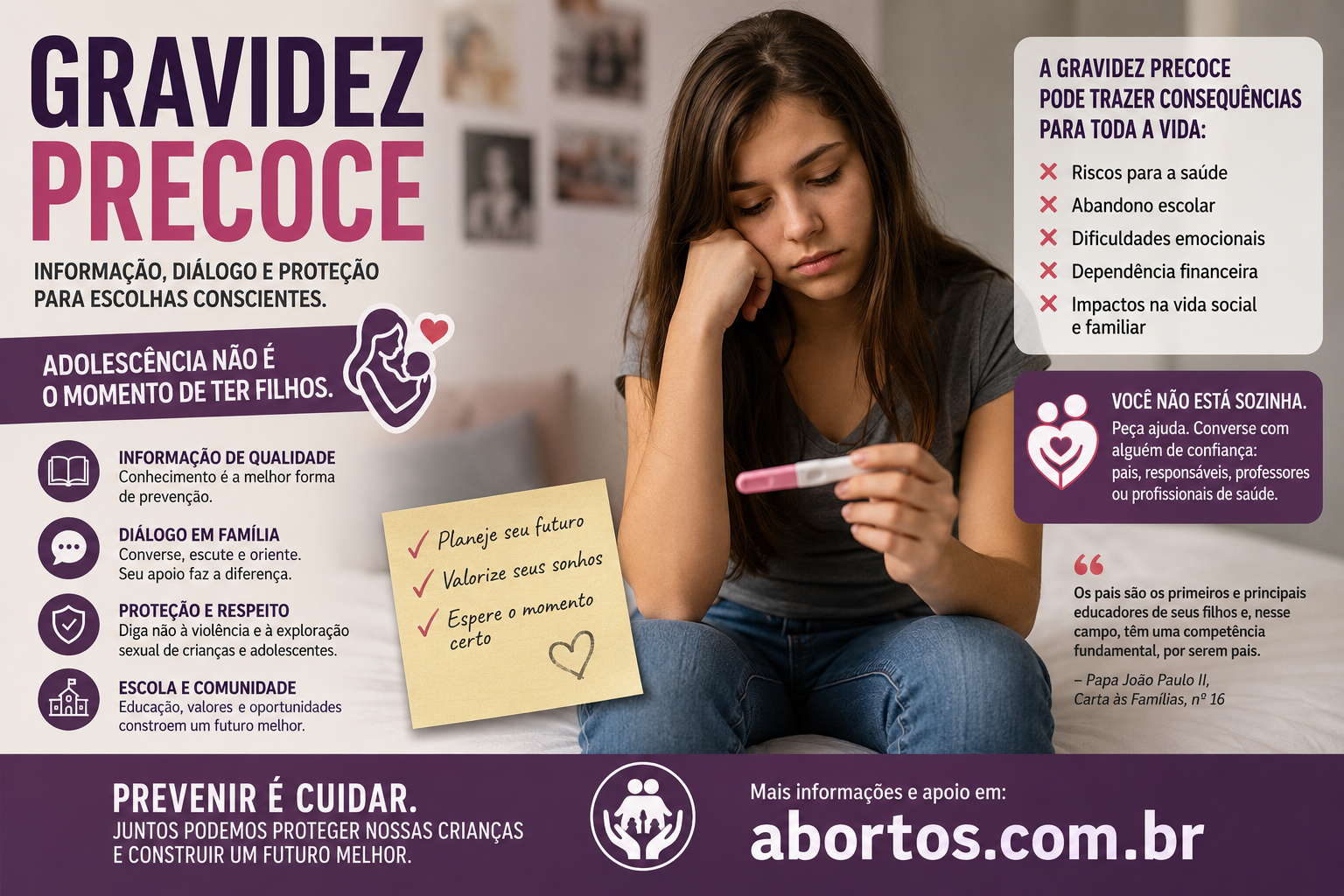 Gravidez Precoce: causas, consequências e prevenção