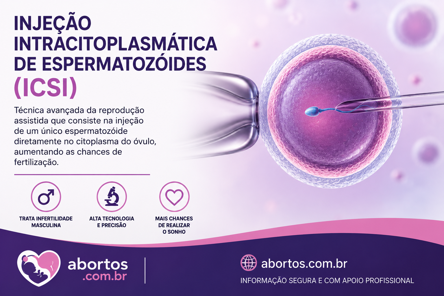 ICSI: Como Funciona a Injeção Intracitoplasmática de Espermatozoides