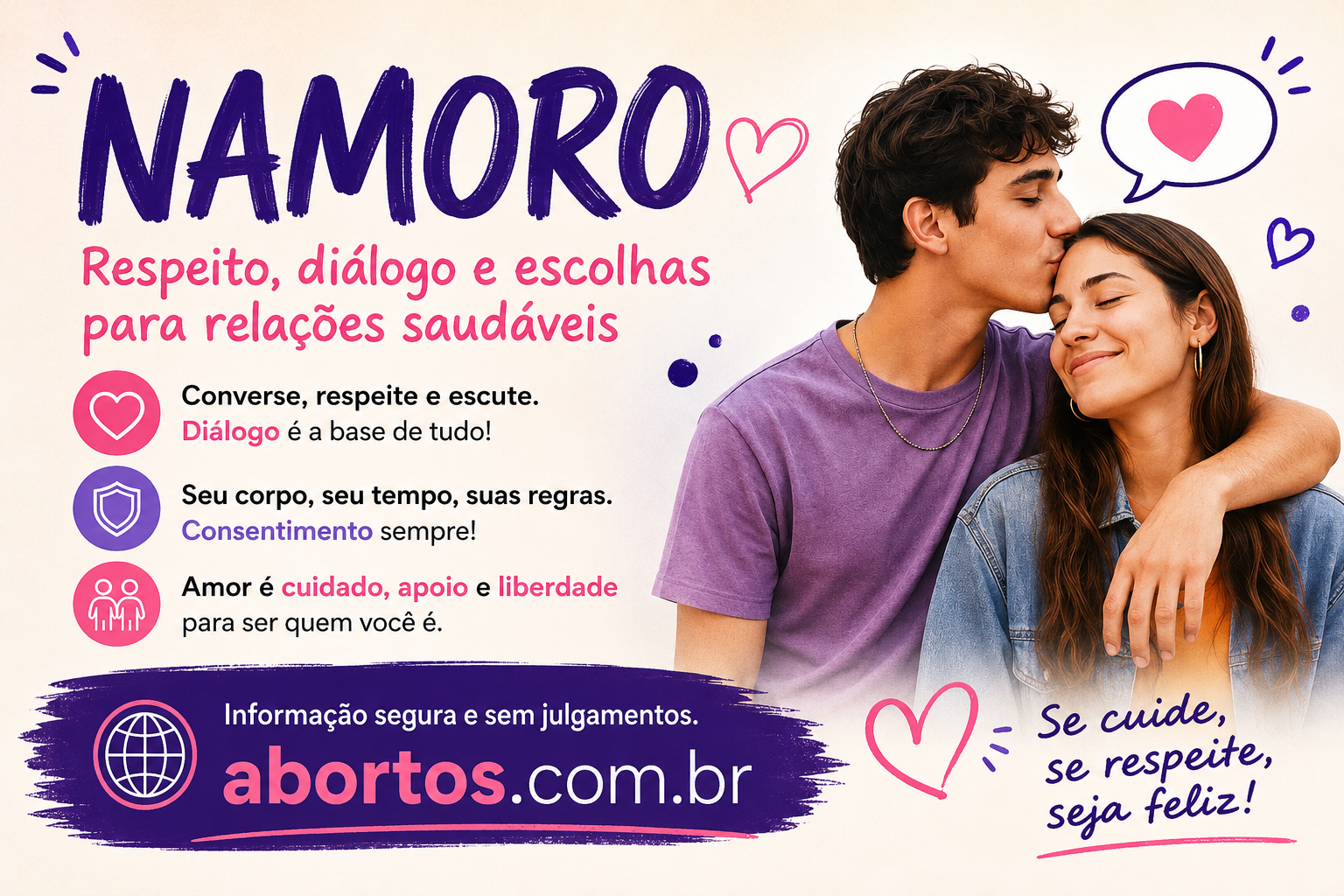 Namoro: Relacionamentos, Sentimentos, Respeito e Descobertas