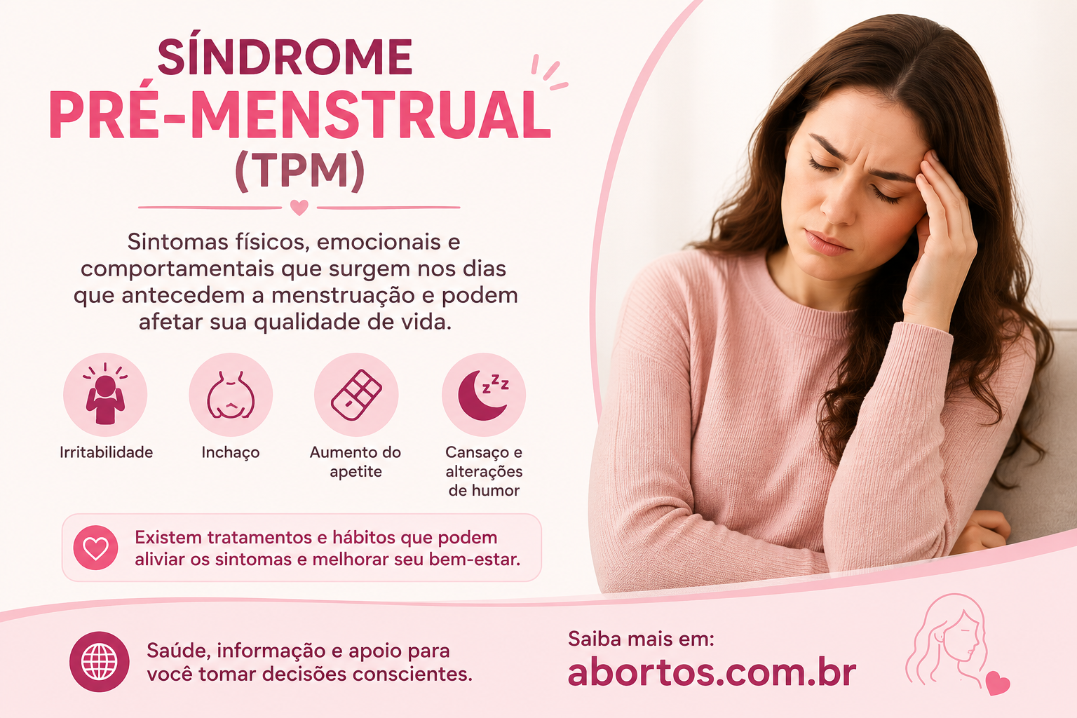Síndrome Pré-Menstrual (TPM): Sintomas, Causas e Tratamentos